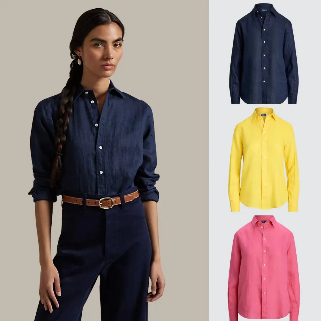 ACHETEZ 1, RECEVEZ 3 ! CHEMISE EN LIN CLASSIQUE